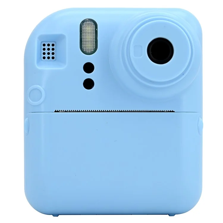 KDC-0013E HD 2.4 inch Screen Kids Camera Thermal Inkless Photo Printer with 32G TF Card+Card Reader - Blue